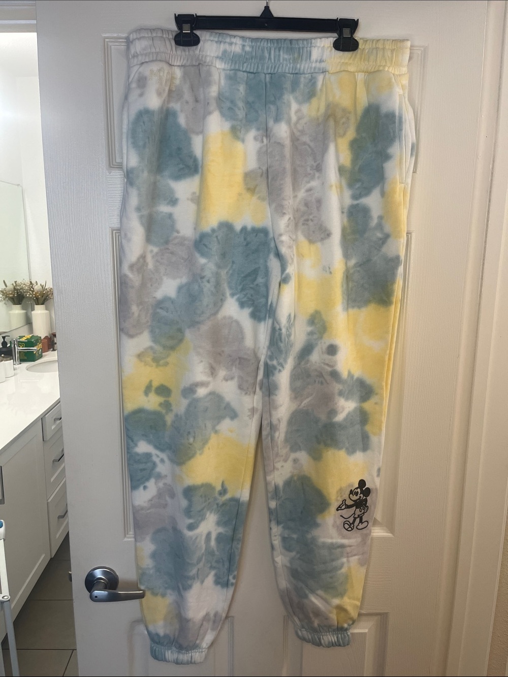 Mickey Mouse Ice Dye / Tie-Dye Joggers", Fleece Sweatpants